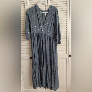 Anthropologie Tiered Maxi Dress